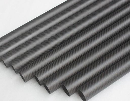 1 &quot; 1 1 4 &quot; 1 2 ίντσες 3K Twill Ματ ή γυαλιστερές σωλήνες από ανθρακονήματα 32mm 35mm 36mm 38mm 40mm