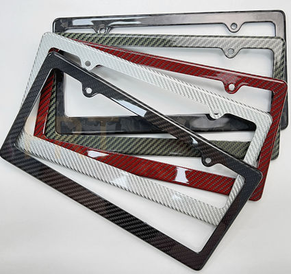 3K Twill Carbon Fiber Car Carbon Fiber Πίνακα κυκλοφορίας Κρατητής Πίνακας αριθμού Carbon Fiber