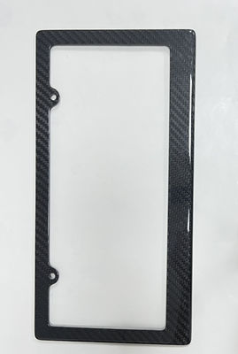 3K Twill Carbon Fiber Car Carbon Fiber Πίνακα κυκλοφορίας Κρατητής Πίνακας αριθμού Carbon Fiber