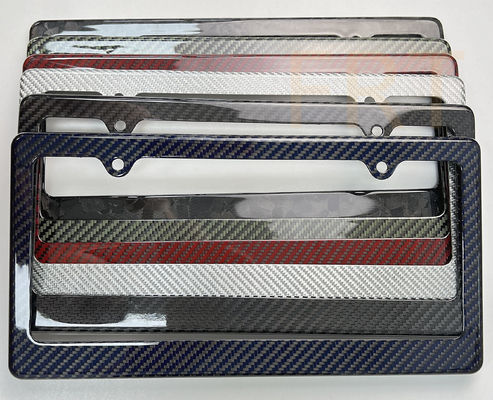 3K Twill Carbon Fiber Car Carbon Fiber Πίνακα κυκλοφορίας Κρατητής Πίνακας αριθμού Carbon Fiber