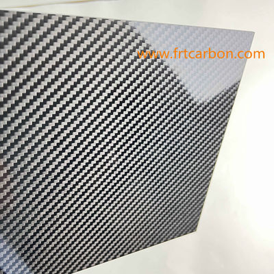 Πίνακας από υφαντικές ίνες άνθρακα 3k Twill Carbon Forged Sheet Plain Weave Super Shin Carbon Sheet