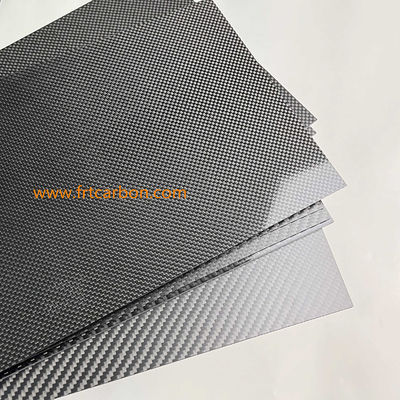 Πίνακας από υφαντικές ίνες άνθρακα 3k Twill Carbon Forged Sheet Plain Weave Super Shin Carbon Sheet