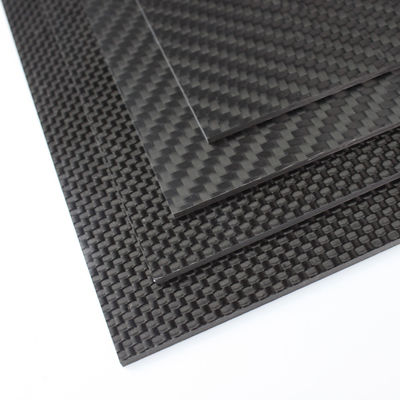Δύσκολη πλάκα από ανθρακονήματα 10 mm 5 mm 3 mm 3k Twill Weave για Rc ελικόπτερο Quadcopter Multicopter