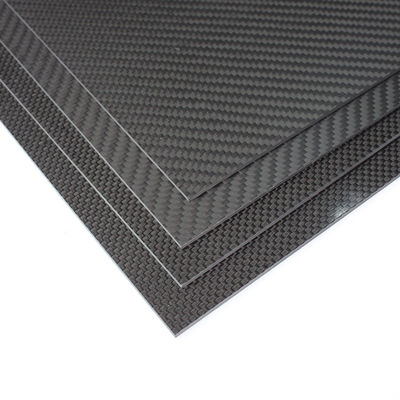 Δύσκολη πλάκα από ανθρακονήματα 10 mm 5 mm 3 mm 3k Twill Weave για Rc ελικόπτερο Quadcopter Multicopter