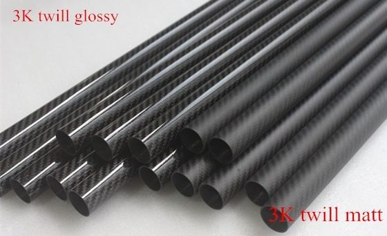 2m 20mm 3k Carbon Fiber Tube Carbon Fiber Bicycle Frame Pipe Carbon Weipi Boat Paddle Handle Pole (Στρώμα σωλήνα από ανθρακούχο ίνες ποδηλάτου)
