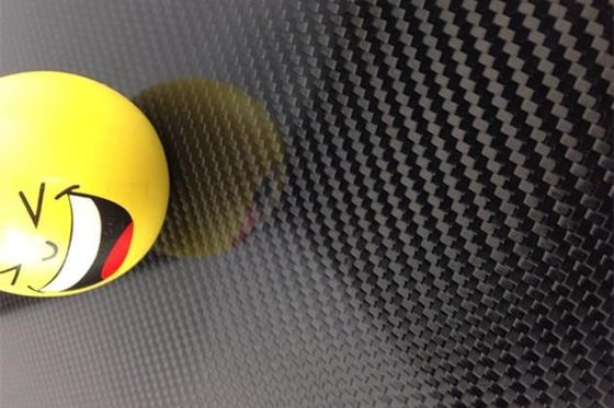 Ζεστό Τύπωμα 1mm 1.5mm 2mm 3mm 4mm 3K Twill Γλαστική Εικόνα από Άνθρακα
