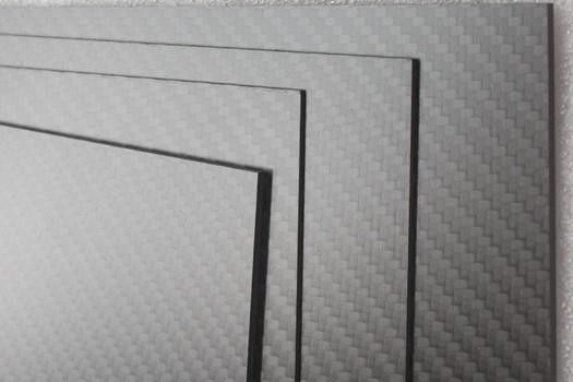 Ζεστό Τύπωμα 1mm 1.5mm 2mm 3mm 4mm 3K Twill Γλαστική Εικόνα από Άνθρακα