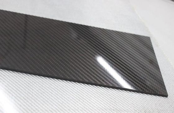 Ζεστό Τύπωμα 1mm 1.5mm 2mm 3mm 4mm 3K Twill Γλαστική Εικόνα από Άνθρακα