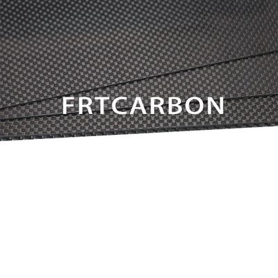 500 χιλιοστά X500 χιλιοστά Ματ Plain 3K Carbon Fiber Plate Πίνακα για τετραμελές πλαίσιο