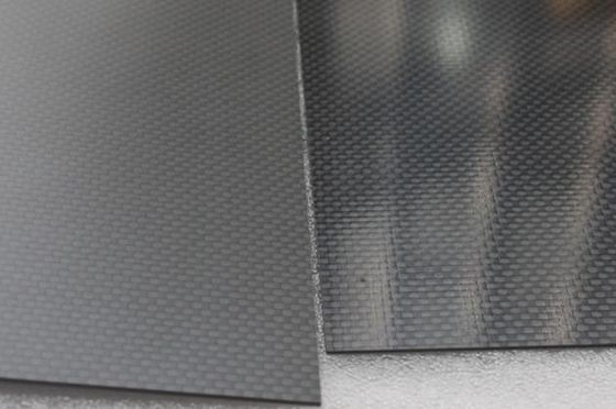 500 χιλιοστά X500 χιλιοστά Ματ Plain 3K Carbon Fiber Plate Πίνακα για τετραμελές πλαίσιο