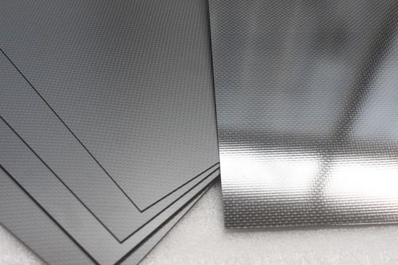 400 χ 500 χιλιοστά Μεγάλη παραγωγή 3K Plain Glossy Carbon Fiber Panel