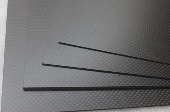 Καυτό πώληση 500*1000mm 3K Plain Matte Carbon Fiber Board