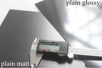 Ελαφρύ βάρος και υψηλή αντοχή 600 * 600mm 3K Plain Matte Carbon Fiber Sheet