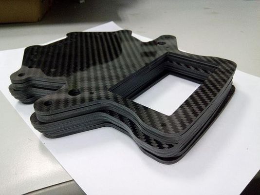 Υψηλής αντοχής και καλής επίπεδης 6mm 8mm 10mm 12mm 3K Twill Matte Fake Carbon Fiber Sheet