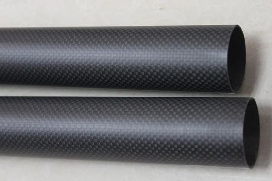 1 &quot; 1 1 4 &quot; 1 2 ίντσες 3K Twill Ματ ή γυαλιστερές σωλήνες από ανθρακονήματα 32mm 35mm 36mm 38mm 40mm