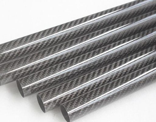 3K Plain Matte ή Glossy Carbon Fiber Pipe 26mm 27mm 28mm 29mm 30mm 3 4 ίντσες 3 ίντσες