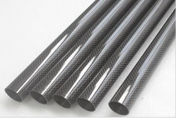 3K Plain Matte ή Glossy Carbon Fiber Pipe 26mm 27mm 28mm 29mm 30mm 3 4 ίντσες 3 ίντσες