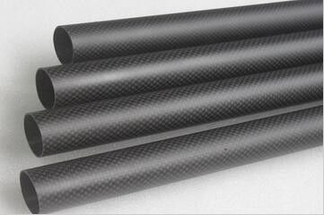 3K Plain Matte ή Glossy Carbon Fiber Pipe 26mm 27mm 28mm 29mm 30mm 3 4 ίντσες 3 ίντσες