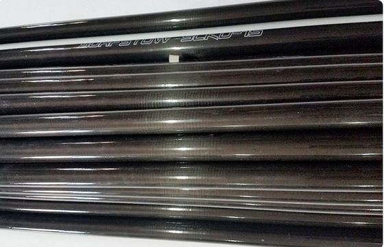 1.5&quot; 1 2&quot; ID/OD Προσαρμόστε το σωλήνα υψηλής θερμοκρασίας από ανθρακονήματα μήκους 1000 mm 500 mm 330 mm
