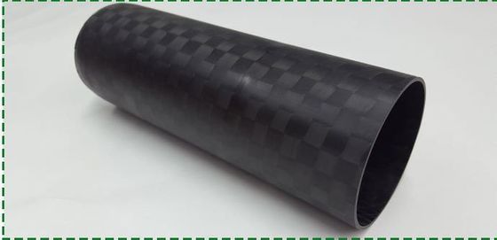 1.5&quot; 1 2&quot; ID/OD Προσαρμόστε το σωλήνα υψηλής θερμοκρασίας από ανθρακονήματα μήκους 1000 mm 500 mm 330 mm
